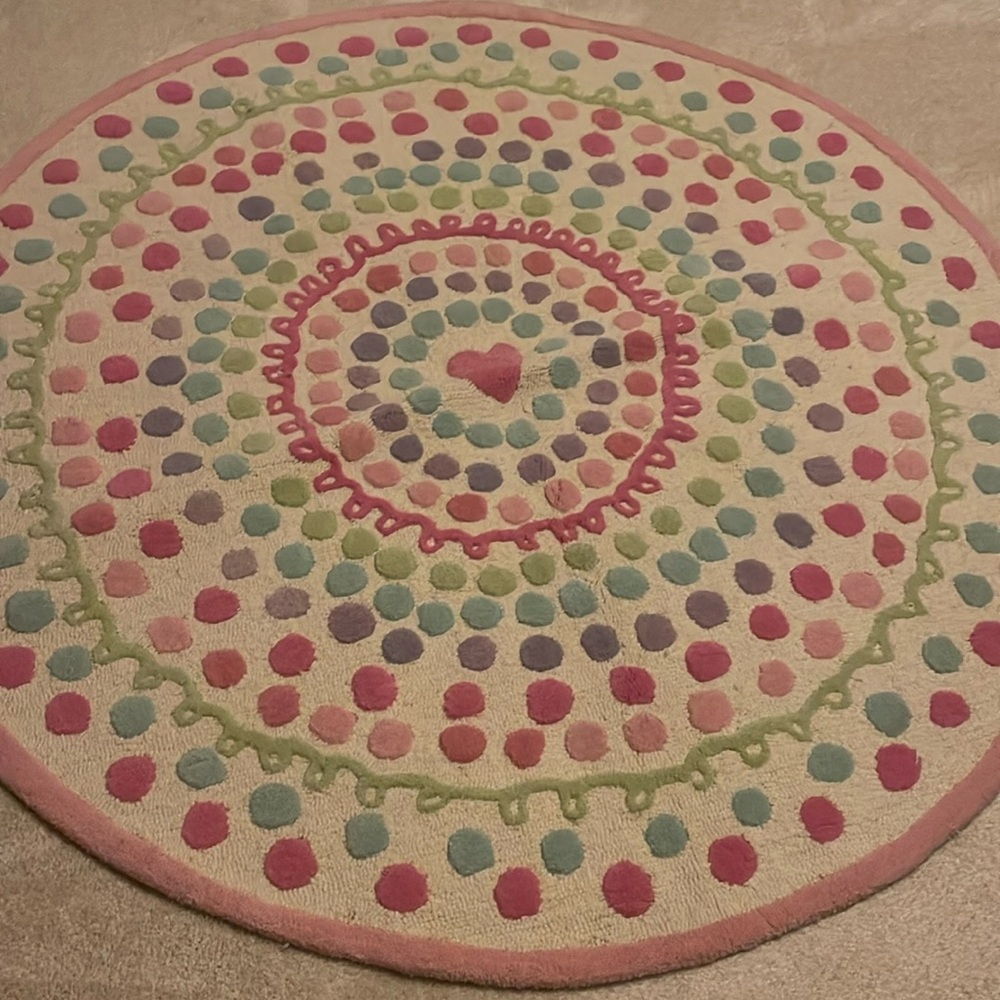 POTTERY BARN KIDS HEART RUG